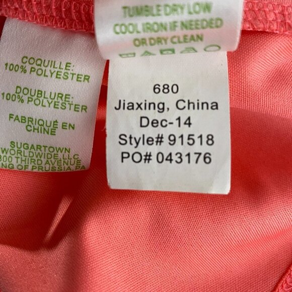 Lilly Pulitzer Lamora Dress Pucker Pink Breakers Lace Polyester Women's Small - Picture 6 of 8